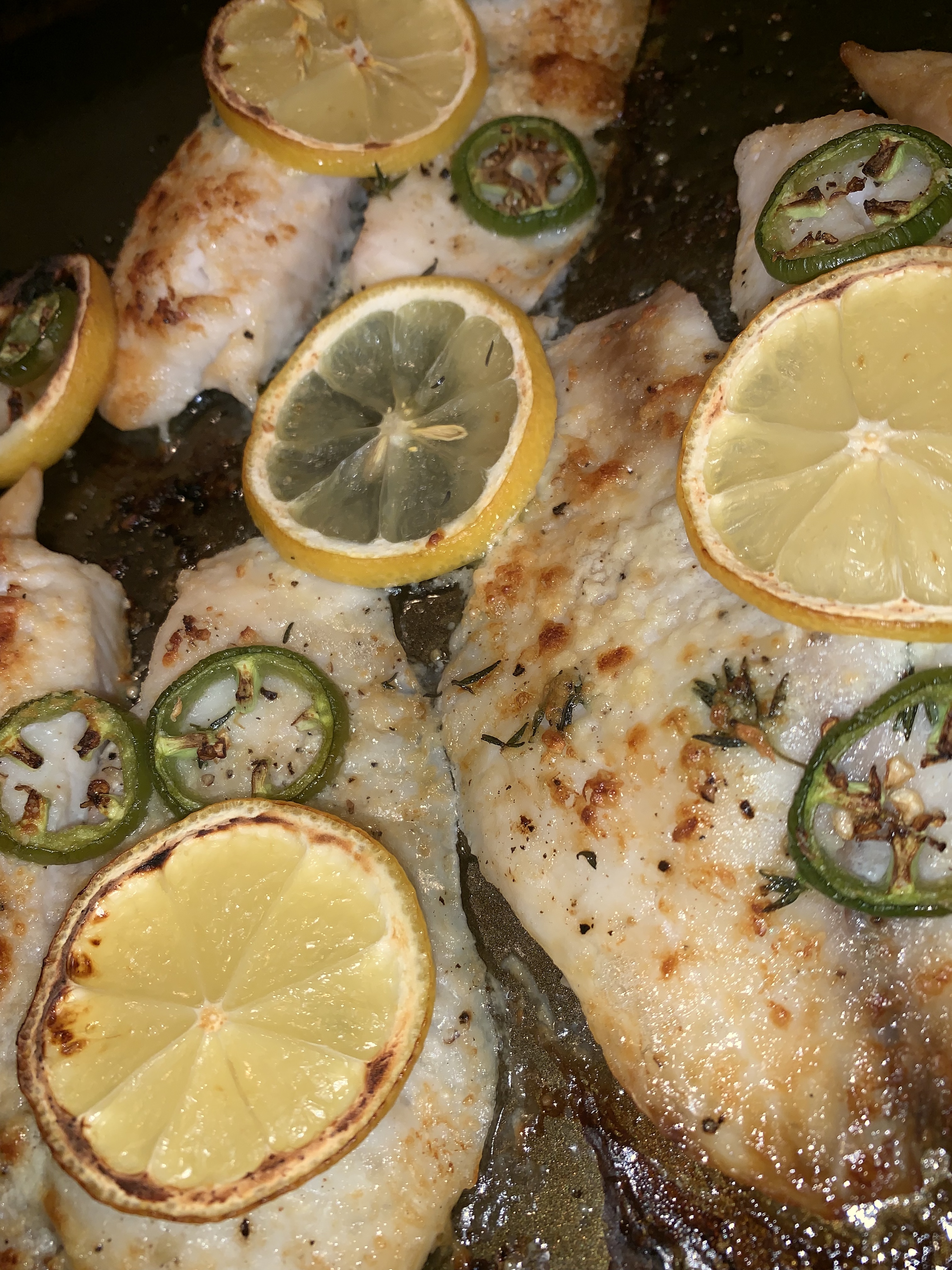 Baked Tilapia with Lemons and Jalapeños – Olive You Most